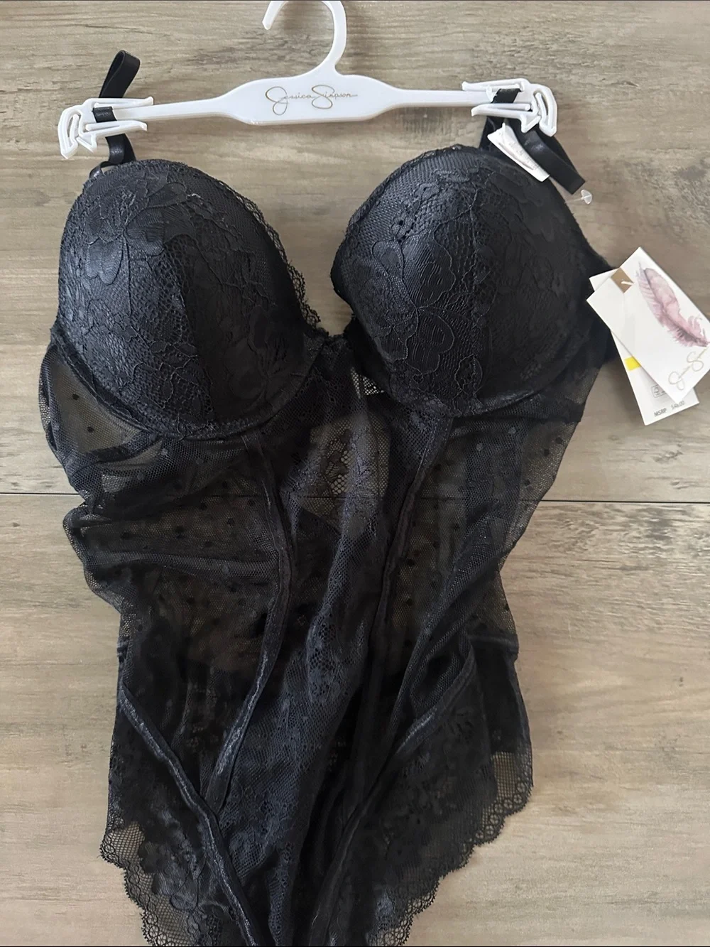 NWT Black Lace Bodysuit - Women's Intimates